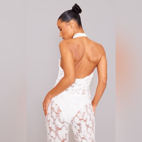 PRETTY LITTLE THING Distressed Top + Bottoms - Picture 2 of 5